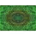 thumbnail image 1 of Ahgly Company Machine Washable Indoor Rectangle Transitional Dark Forest Green Area Rugs, 3' x 5', 1 of 7