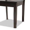 thumbnail image 2 of Baxton Studio Fenton Modern and Contemporary Transitional Dark Brown Finished Wood 2-Piece Dining Chair Set, 2 of 8