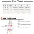 thumbnail image 3 of DPTALR Women Siamese Printing Splicing Padded Bikini Swimsuit Swimwear, 3 of 6