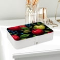 thumbnail image 6 of Fruit Elegant Jewelry Box Organizer with Removable Compartment for Earrings - Portable PU Leather Case, 6 of 6