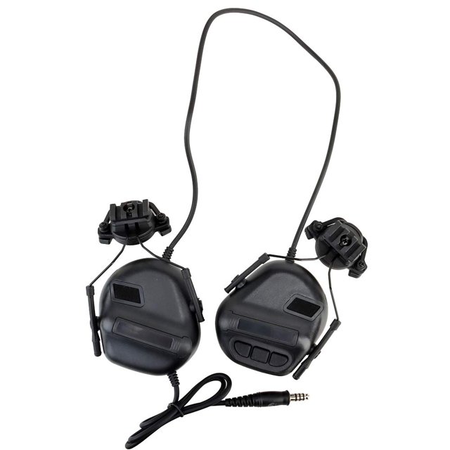 Auriculares tácticos ATAIRSOFT Unlimited Power Intercom negros