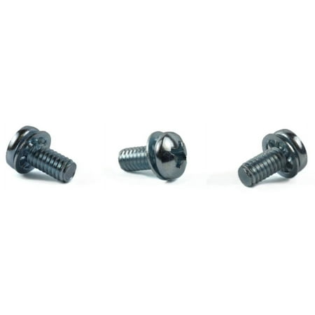 

8-32 x 3/8 SEMS Screws / Internal Tooth Washer / Phillips / Pan Head / Steel / Zinc - 10000 Piece Carton