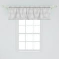 thumbnail image 2 of Ambesonne Abstract Window Valance, Whirlpool Circles Lines, 54" X 18", Pale Taupe White, 2 of 3