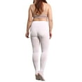 thumbnail image 3 of Yigetop Tights for Women Women's Plus Size Velvet 80D Dance Practice Breathable T Crotch Elastic Stockings Tights Plus Size Panty Hose White1 S, 3 of 5
