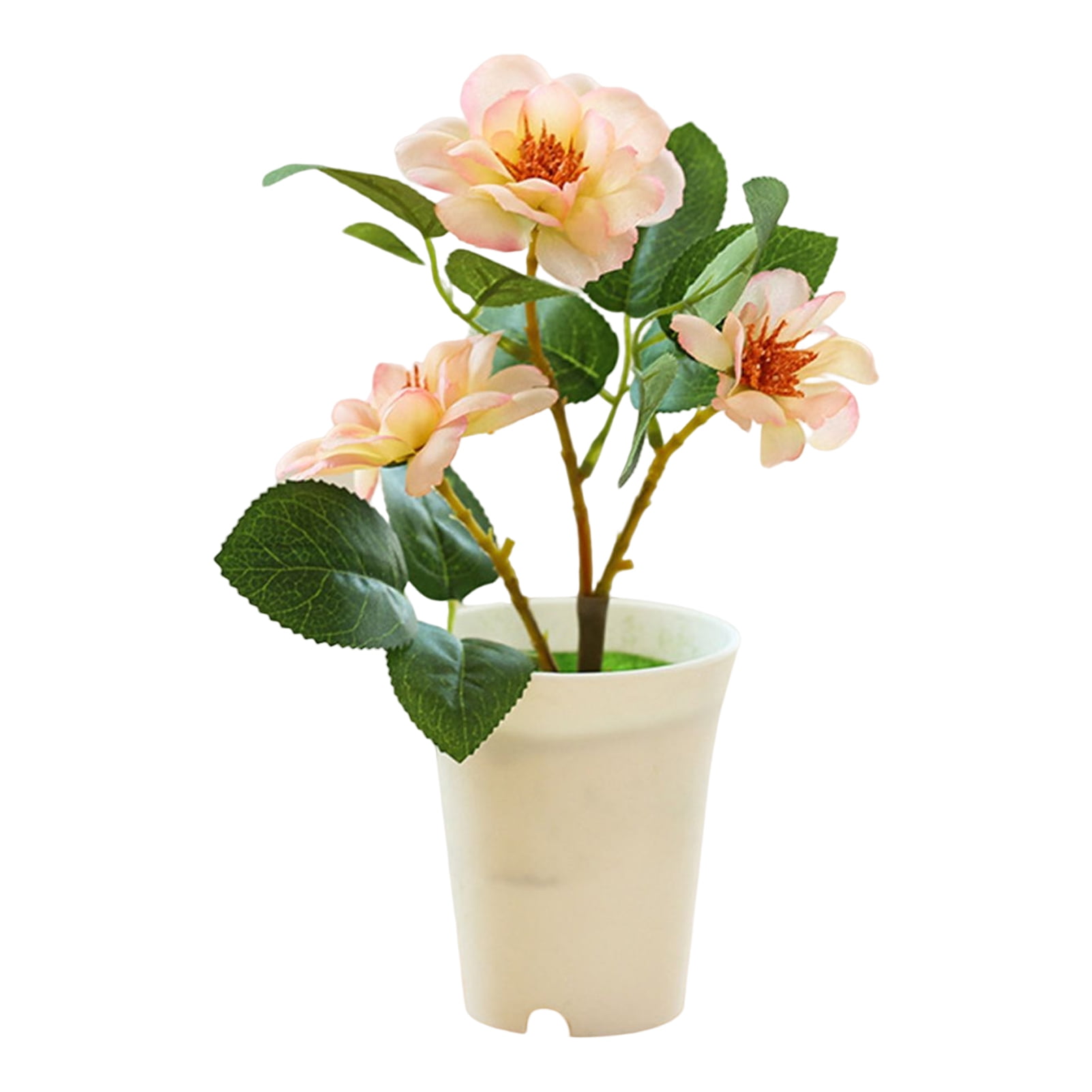 Artificial Orchid Flowers Plants with Vase for Table Centerpieces, Real