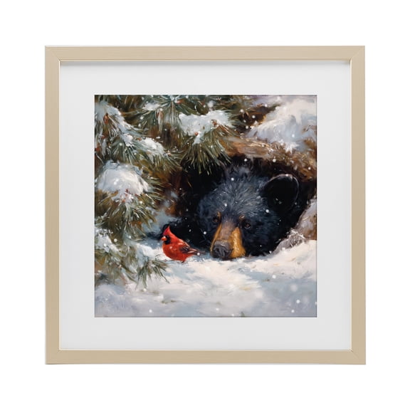 Stupell Industries Warm Watch From The Den Birch Framed Print Under Glass, design by Tina LeCour