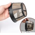 thumbnail image 4 of 8-12 Cup Reusable Filter Basket With Mesh Bottom Fits MrCoffee Coffee Maker and Brewer - Permanent Filter Replacement for Mr Coffee Gold Basket-Style Filters 2-Pack, 4 of 7