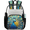 Multicolor 1, variant on Golf Clubs Clear Backpack for Stadium Events, Transparent Backpacks See Through Plastic Bag for Concerts & Work, Golf Balls