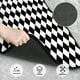 thumbnail image 3 of Fotbe Black And White Diamonds Juego de 4 Tapetes para Auto con Estampado – Alfombrillas de Goma Reforzada, Diseño Antideslizante, Protección para Todo el Año – Vehículos, Autos, Camionetas y SUVs, 3 of 7
