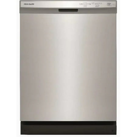 Frigidaire - 24" Front Control Tall Tub Built-In Dishwasher - Stainless steel