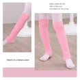 thumbnail image 4 of 2 Pairs Stirrup Leg Warmers Straight Over the Knee Socks Ballet Dance Socks Yoga Latin Boot Cuffs Socks for Girls, 4 of 7
