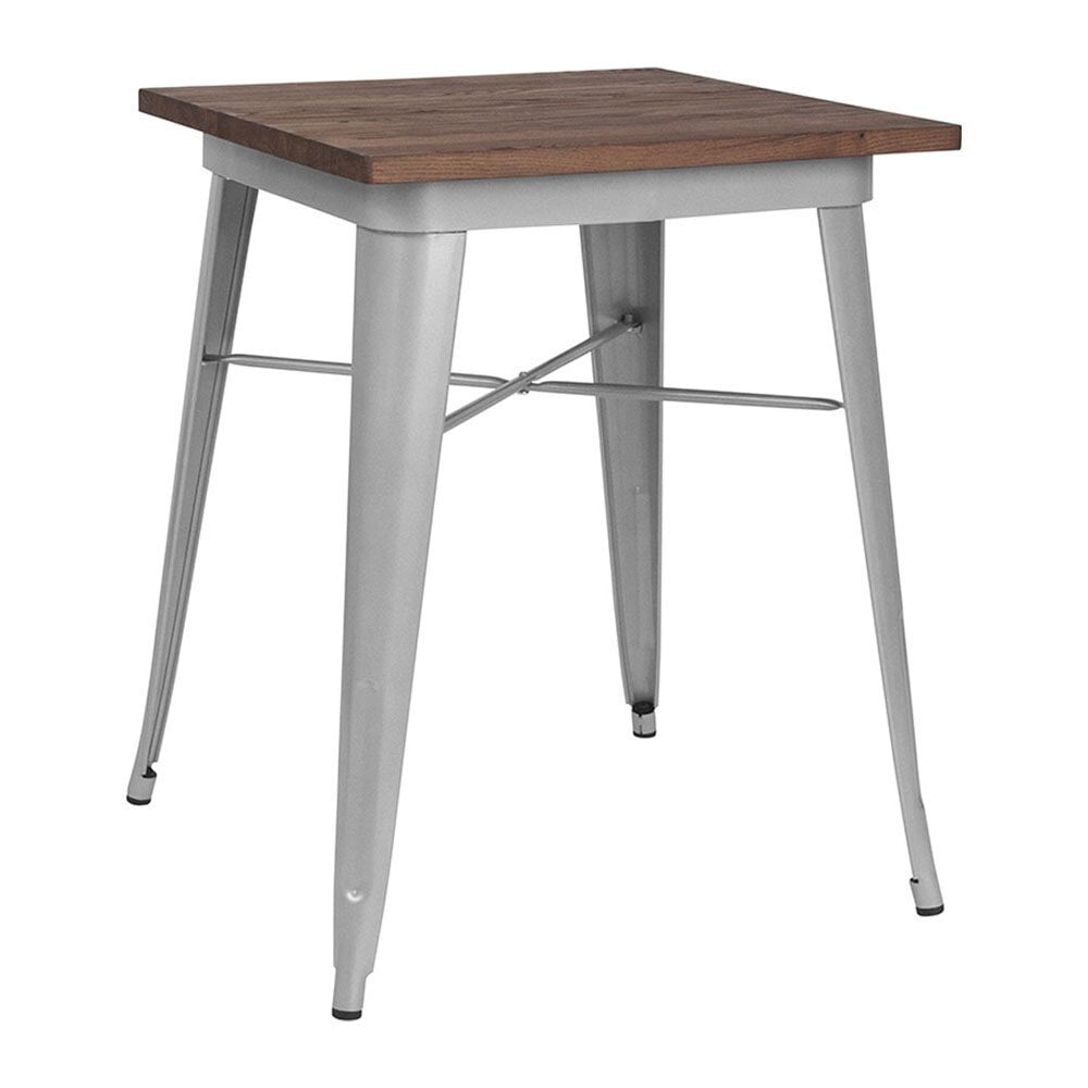 Carder Dining Table, Benches No, Galvanized steel construction. Cross