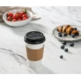 thumbnail image 4 of [16 oz. - 100 Sets] Disposable Coffee Cups with Lids and Sleeves - to Go Paper Hot Cups for Travel and Office Use - Formerly Comfy Package, 4 of 7