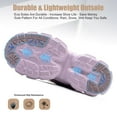 thumbnail image 6 of Steel Toe Shoes for Women Men Wide Non Slip Composite Work Sneakers Indestructible Comfortable Safety Shoes Lightweight Breathable Construction Sneakers Puncture Proof Ergonomic Design Purple, 6 of 6