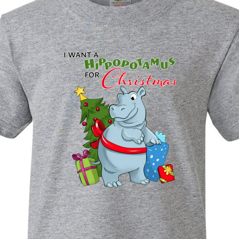 I want a hippopotamus deals for christmas shirt