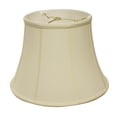 thumbnail image 2 of 16" Ivory Altered Bell Monay Shantung Lampshade, 2 of 3