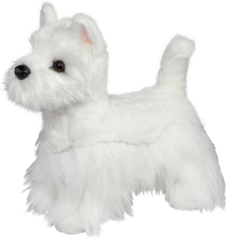 Douglas 8" Quincy Boston Terrier Dog Plush Stuffed Animal cuddle toy puppy pup