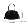 thumbnail image 2 of Bolso Hobo elegante para mujer bolso cruzado Retro de cuero PU con correa ajustable bolso de compras, 2 of 9