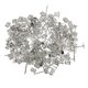 thumbnail image 2 of 100 piezas de aretes de hierro con almohadilla plana de 6 mm y 100 piezas de cierre de arete Plata, 2 of 9
