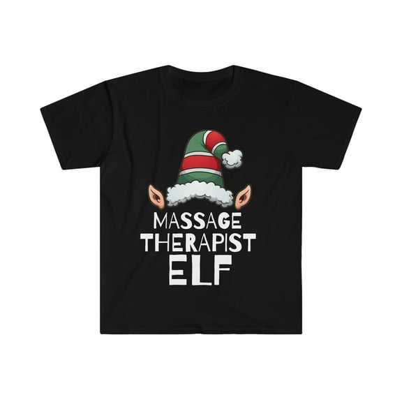 Massage Therapist Elf Christmas Holidays Xmas Elves