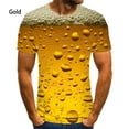 thumbnail image 4 of Nueva camiseta de moda con estampado de cerveza en 3D, camiseta informal de verano de manga corta para hombres y mujeres, 4 of 5