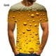 thumbnail image 4 of Nueva camiseta de moda con estampado de cerveza en 3D, camiseta informal de verano de manga corta para hombres y mujeres, 4 of 5