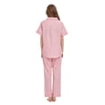 thumbnail image 4 of Kolipajam 102% Cotton Pajamas for Women Long-Sleeve Pjs Cozy Button Down Boyfriend Sleepwear L, 4 of 5