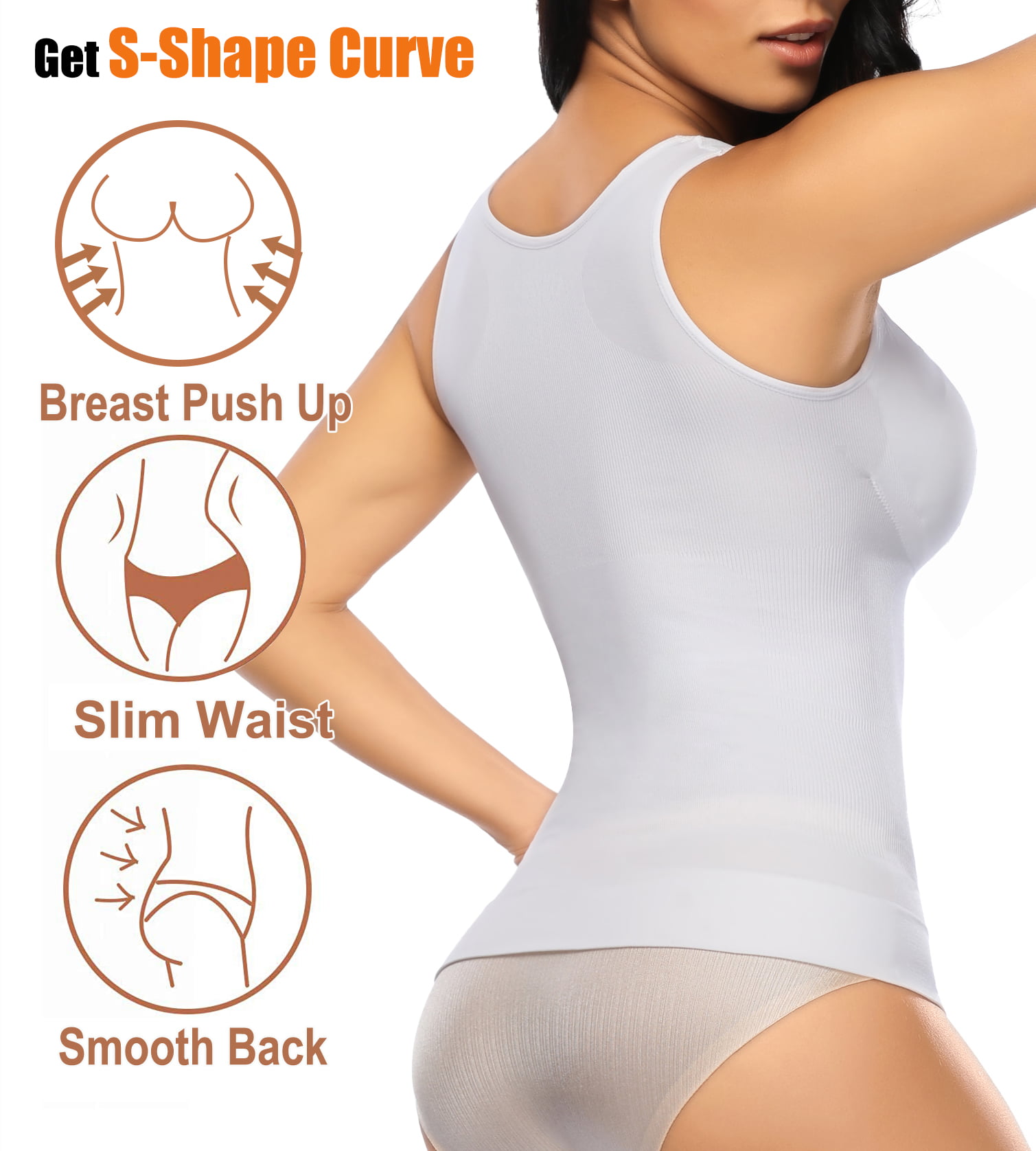 Body Hush BH1506MS The Lift & Slim Cami, Body Shaping Camisole