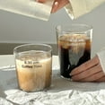 thumbnail image 1 of Taza de café de vidrio | Taza de agua de té con leche de vidrio grueso transparente para desayuno en casa | Elegante diseño de boca redondeada | Vaso multiusos duradero | Paquete individual | 8,4 x, 1 of 7