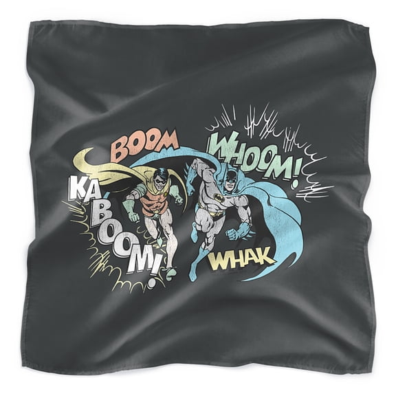 Batman & Robin Action Duo Bandana (21 in x 21 in)