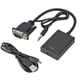 thumbnail image 1 of VGA To HDMI Converter 1080P HD Adapter & USB Power ply Cable Lot D4 U1I3, 1 of 6