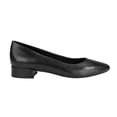 thumbnail image 2 of EASY SPIRIT Womens Black Removable Liner Arch Support Comfort Caldise Block Heel Slip On Leather Pumps 9 M, 2 of 2