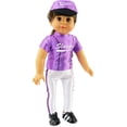 thumbnail image 3 of Purple Baseball Outfit for 18-Inch Dolls, 3 of 5