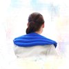 My Heating Pad Neck and Shoulder Wrap to maintain a gentle pressure on Sore Muscles, Achy Joints, Injuries, Arthritis, Tendonitis, Stress, Tension, the list goes on (Blue)