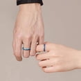 thumbnail image 2 of Adjustable Copper Couple Rings Starry Sky Matching Rings Lovers Celestial Promise Jewelry Gift Idea For Lovers, 2 of 5
