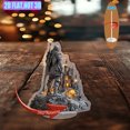 thumbnail image 5 of Rotating acrylic display features a knight in reflective pose with a majestic castle background in vivid colors and intricate details, perfect for any decor, 5 of 6