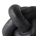 thumbnail image 4 of XIBUFE 2026 New Indoor Tabletop Resin Modern Black Knot 5.5" Decorative Figurine Knick Knacks for Shelves for Home Decor, Living Rooms, Office Shelves, Modern Interior Styling, Accent Pieces., 4 of 7