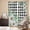 White Green Black, variant on Daisy Spring Floral Kitchen Curtains Window Panels, Eucalyptus Leaves Watercolor Wooden Insulated Window Treatment Curtain, Grommet Curtains for Bedroom/Living Room/Bathroom, 2 Piece 42"Wx54"L