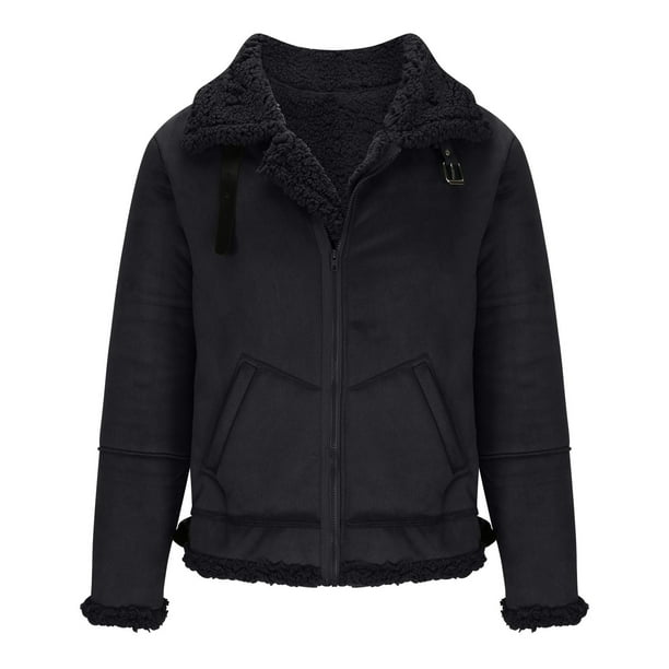 JSGEK Zip up Collared Jacket Quiled Coat with Pockets Casual