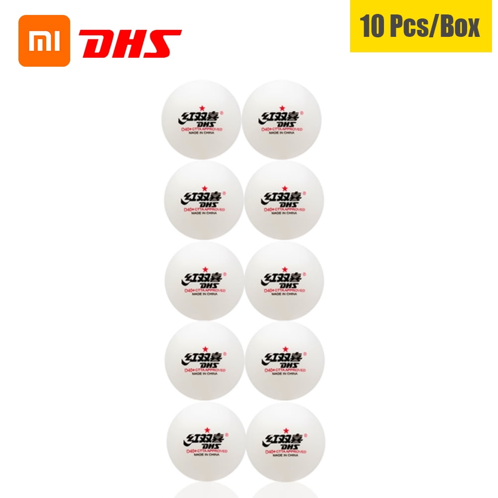 30 Pcs 5 Boxes 3 Stars DHS 40 MM Olympic Table Tennis White Ping Pong Balls 