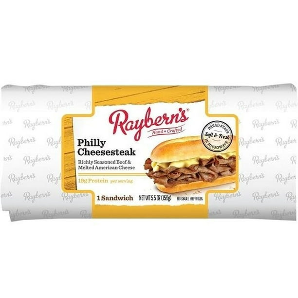 Rayberns Philly Cheesesteak Sandwich, 11 Ounce 6 per Case