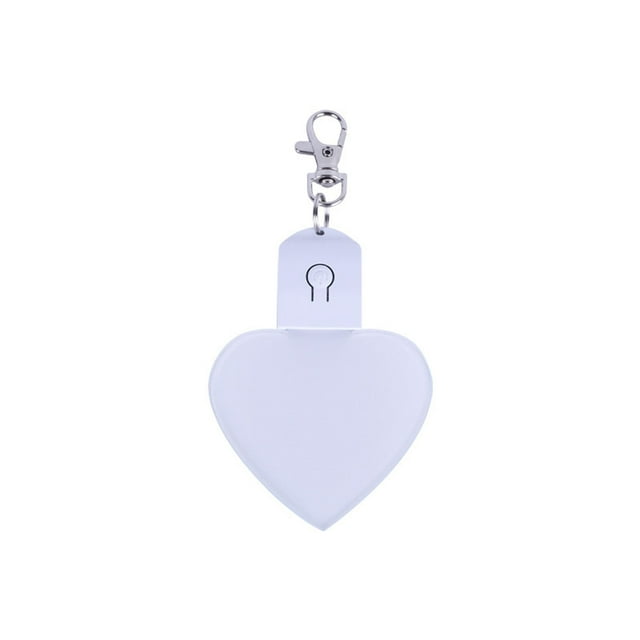 Luz nocturna LED portátil en forma de corazón, lámpara colgante recargable por USB, ideal para el bolso, acampadas, senderismo y paseos