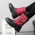 thumbnail image 5 of Waterproof Ladies Snow Boots Warm Winter Shoes for Womens Girls Outdoor Anti-slip Winter Boots, 5 of 5