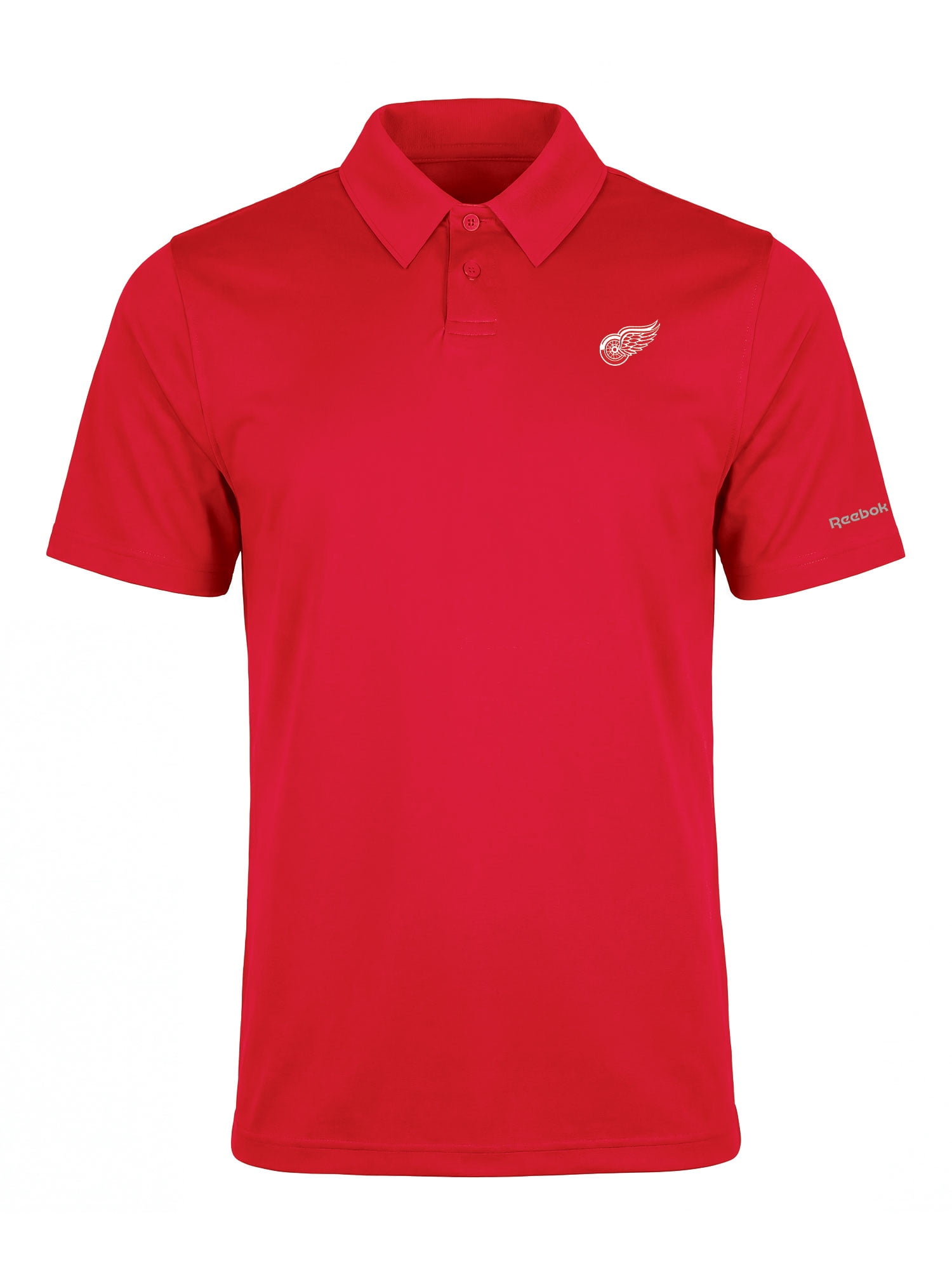 Detroit Red Wings Reebok Mens Short Sleeve Polo Shirt