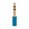 thumbnail image 1 of 6.35mm to 3.5mm Adapter Gold Plated 6.35 Male to 3.5 Female Plug Converter, 1 of 4
