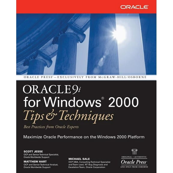 Oracle Books Oracle 9i for Windows: Tips and Techniques, (Paperback)