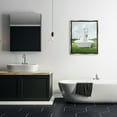 thumbnail image 3 of Stupell Industries Unicorn in Tub Landscape Nature Painting Gray Floater Framed Art Print Wall Art, 25 x 31, 3 of 10