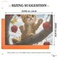 thumbnail image 2 of Brow Cat in Cherry Tree Floor Door Mat Outdoor Indoor for Home Entrance Welcome Mats 32"x20", 2 of 8