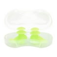 thumbnail image 1 of Advancent 1 par de tapones para los oídos de silicona suave para nadar, aislamiento acústico, protección para los oídos, tapones para los Deportes acuáticos verde 2.2 cm, 1 of 3
