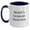White/Navy, variant on Funny World's Greatest Detective Gifts for Detective from Family - Two Tone Coffee Mug